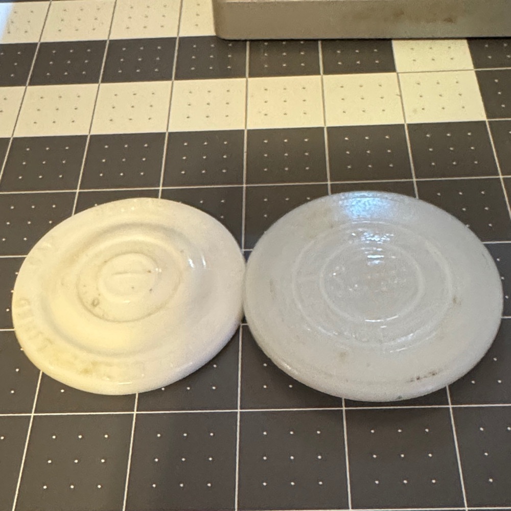 Elegant White Ceramic Coasters